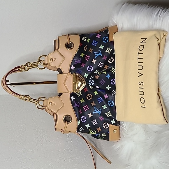 💯 Authentic Louis Vuitton Handbag in Multi Black Color🍀 - Picture 3 of 17